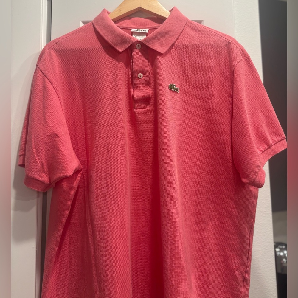 Lacoste Pink Polo Shirt 🌺